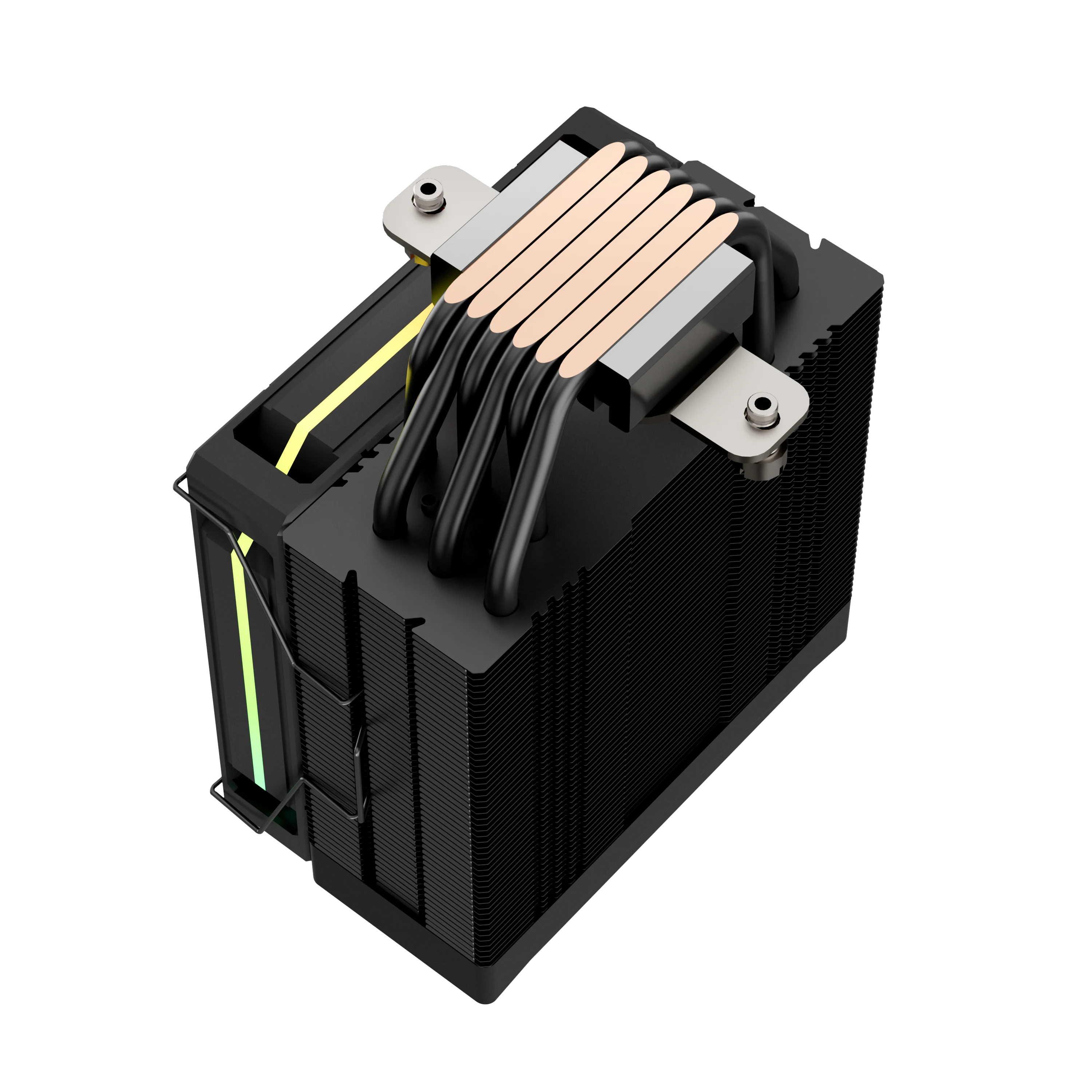 UPSIREN Walrus Whisper 120 Digital Display Computer case air cooling radiator,6 heat pipes,Support LGA1851/1700/115X/AM5/AM4