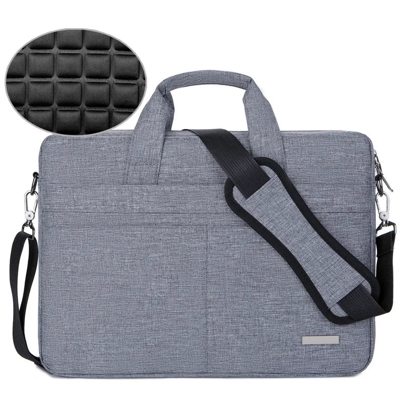 Laptop Bag Sleeve Case Shoulder HandBag Notebook Pouch Briefcases For 13.3 14 15.6 17.3 Inch Macbook Air Pro HP Huawei Asus Dell