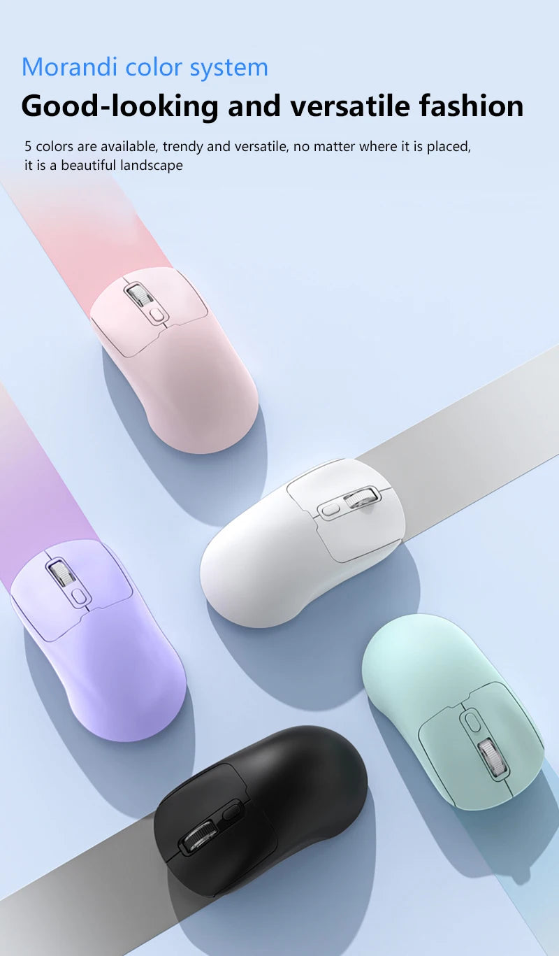 Xiaomi Wireless Mouse Rechargeable Silent Bluetooth Dual Mode DPI Adjustment Office Tablet Laptop Accessories For Android IOS
