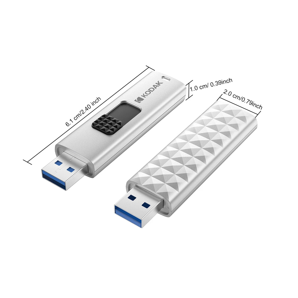 Kodak 256GB USB 3.0 Flash Drive High Speed -Portable Thumb Drive for PC/Laptop/TV, Photo Video Storage, Data Transfer, Plug&Pla