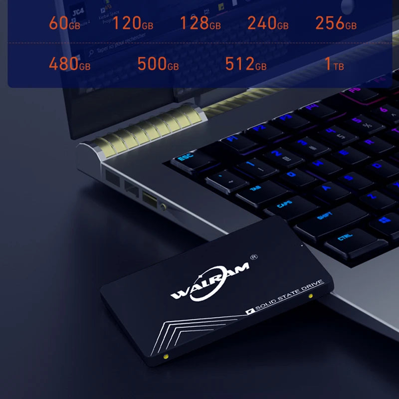 WALRAM Sata3 ssd 120GB 128GB 240GB 60GB 256GB 480GB 512gb 1TB Hdd 2.5 Hard Disk Disc Internal Solid State Drive ssd 120 gb