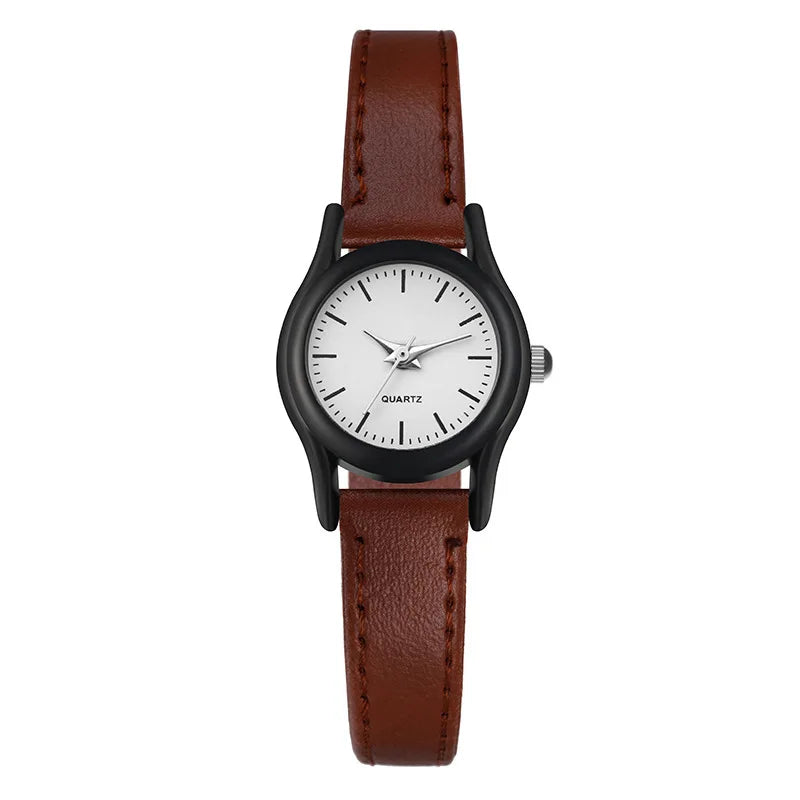 Simple Vintage Classic Couple Watches 2025 Women for Men Watches New Leather Strap Quartz Wristwatches Relogio Montre