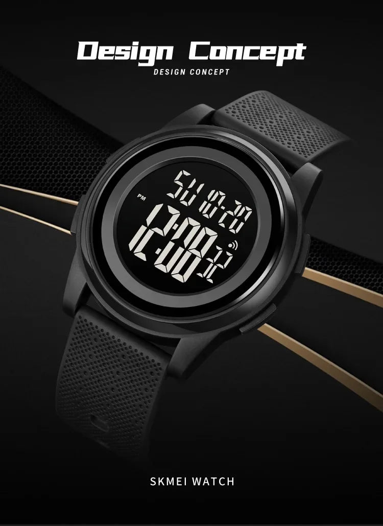 SKMEI 1895 Men LED Light Chrono Alarm Clock 5Bar Waterproof Digital Wristwatch relogio masculino Casual Countdown Sport Watches