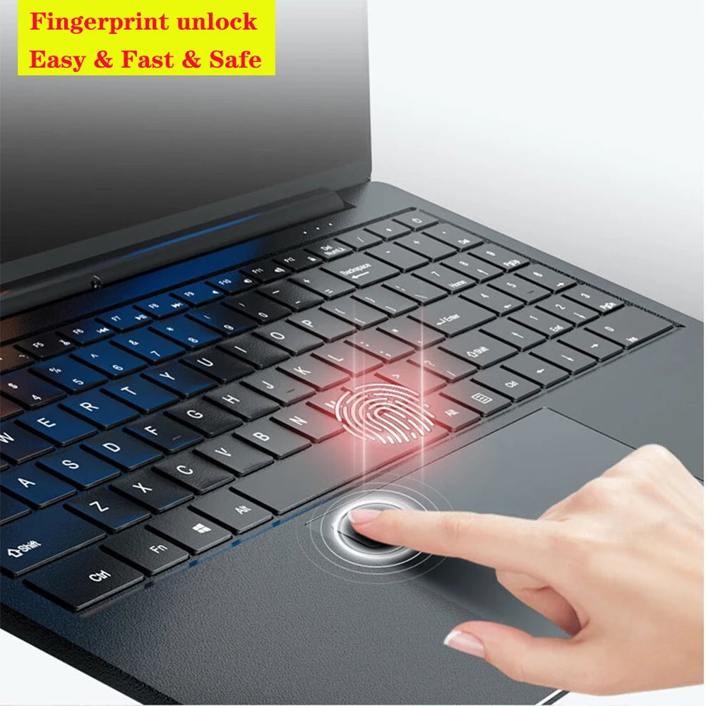 2023 Cheapest 15.6 inch Windows 11 Notebook Laptop 16GB RAM 1TB/512GB/256GB SSD Fingerprint Unlock Gaming Computer
