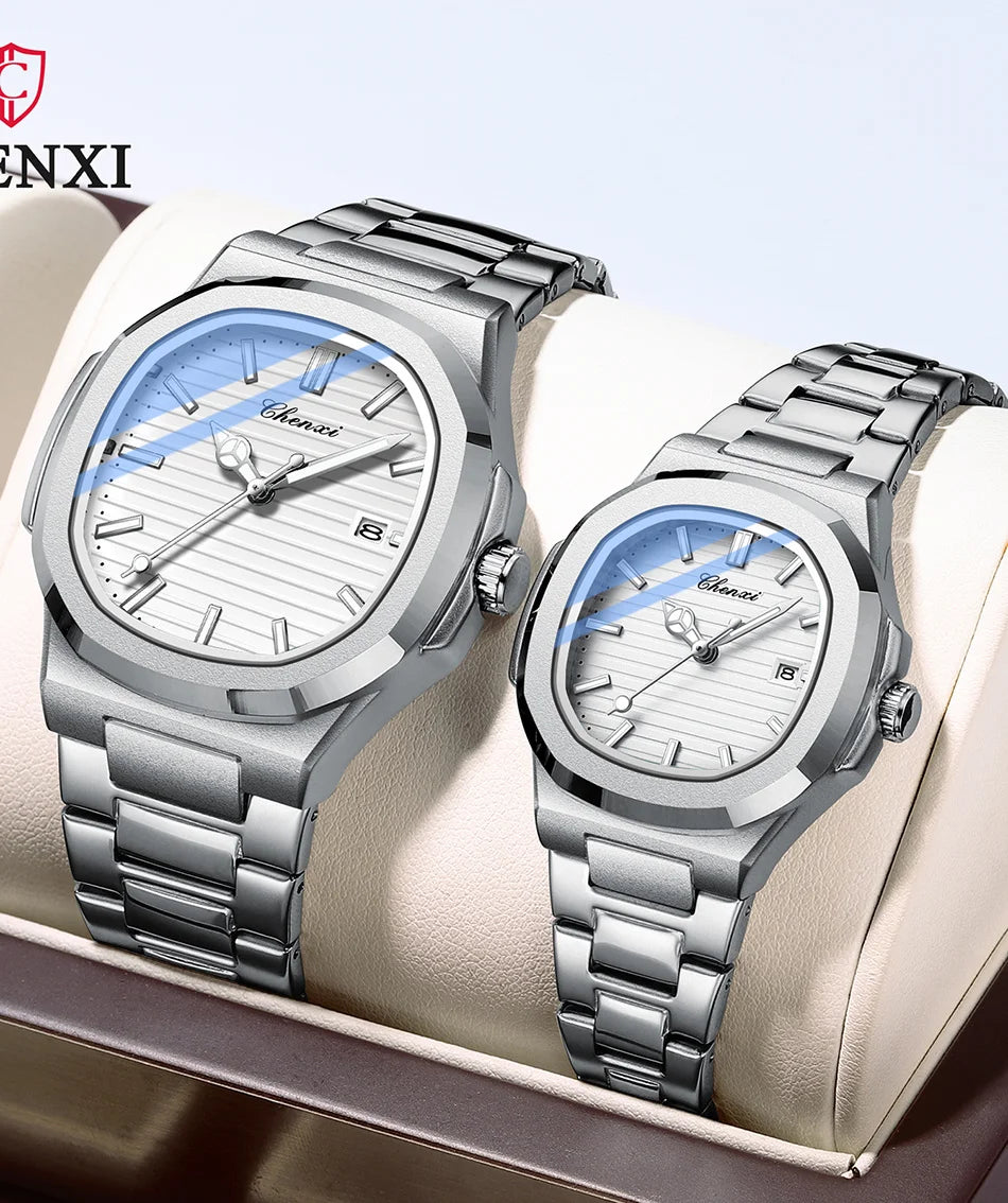 CHENXI 8222 Women Fashion Luxury Quartz Wristwatches Ladies Clock 2025 New Product Man And Women Watch Clock