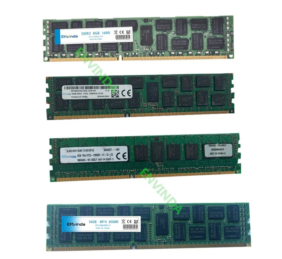 DDR3 4GB 8GB 16GB 32GB Server Memory REG ECC 1600 1333 1866 2133 2400 2666 MHz PC3 RAM Support x79 x58 LGA 2011 Motherboard