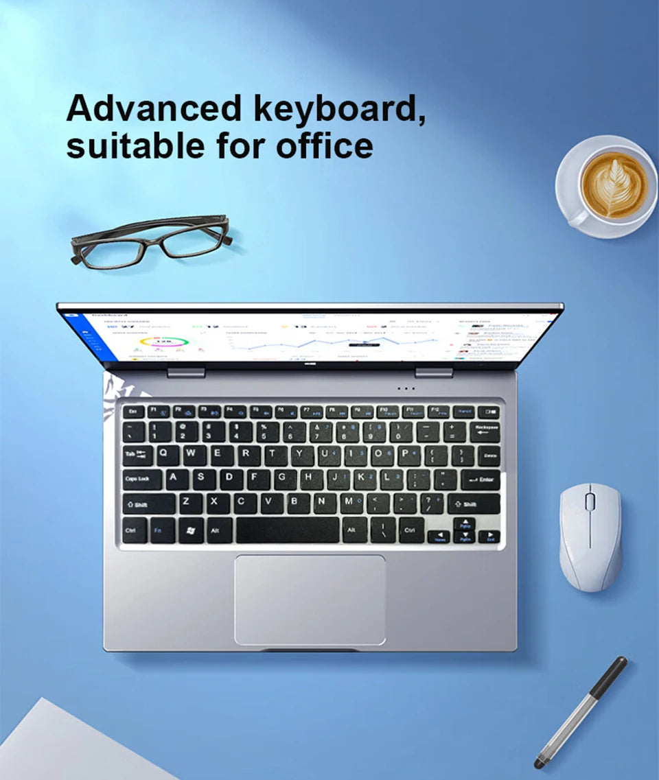 2 in 1 mini Laptop Computer Portable Touch Screen 11.6" Intel i7-8500Y 8GB 1TB Windows 11 Pro Office Learning Tablet PC Notebook