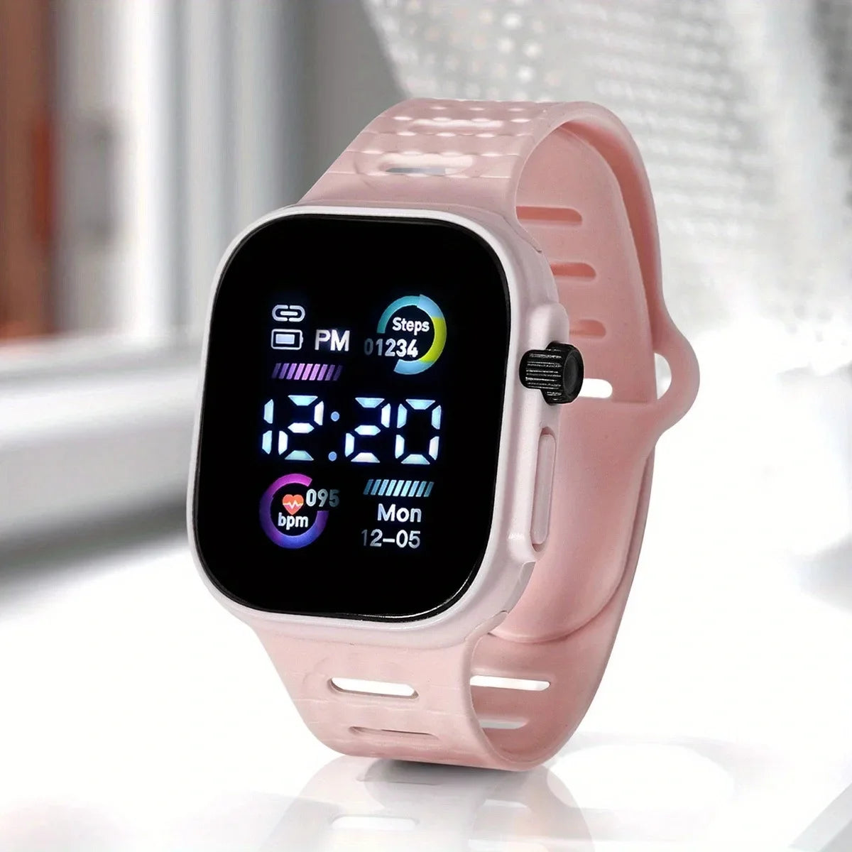 Luminous Children's Electronic Wristwatch LED Display Digital Kids Watches Sport Boys Girls Students Clock Watches Gifts Relojes