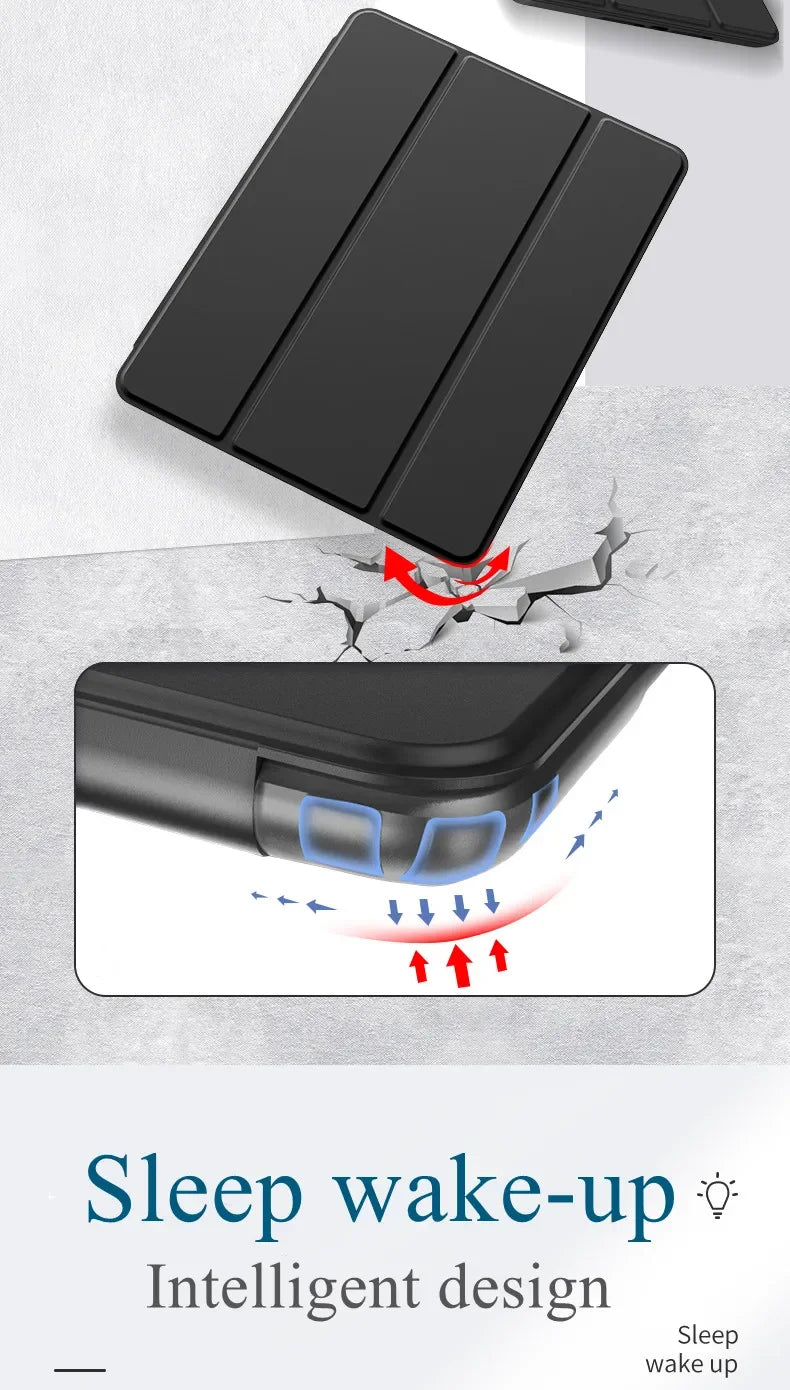 Smart Tablet Case for New XIAOMI Redmi Pad SE 2025 Funda for REDMI Pad2 11 Inch Official Liquid Silicone Leather Protector Cover