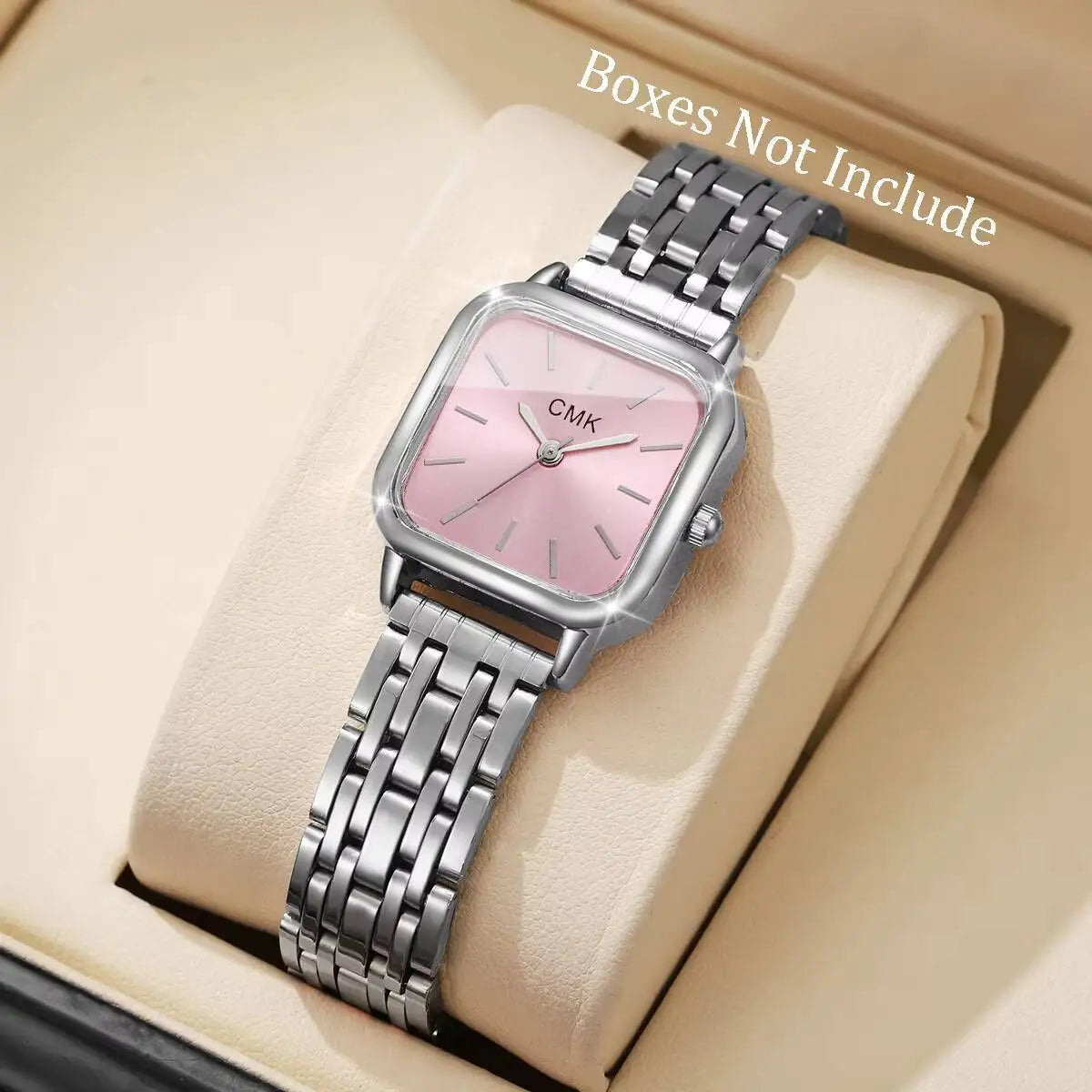 1/2/3/4/6PCS Fashion Women Watches Simple Square Dial Ladies Quartz Wristwatch Reloj Mujer（Without Box）