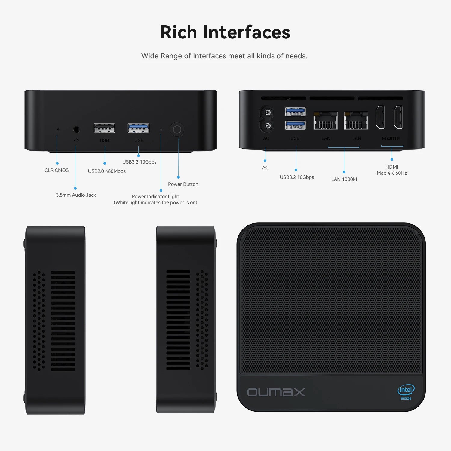 MINI Computer Twin Lake N150 Alder N95 8GB/16GB DDR4 256GB SSD Windows 11 Pro 4K HDMI 2.0 WIN11 NUC HTPC GK mini