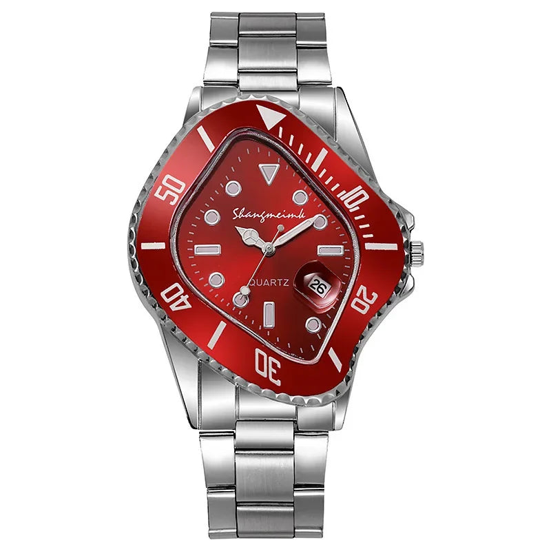 Water Ghost Men's And Women's Watch  Punk Twisted Concept Dial Latest Fashion Luxury Limited Edition Personalized Design Gift