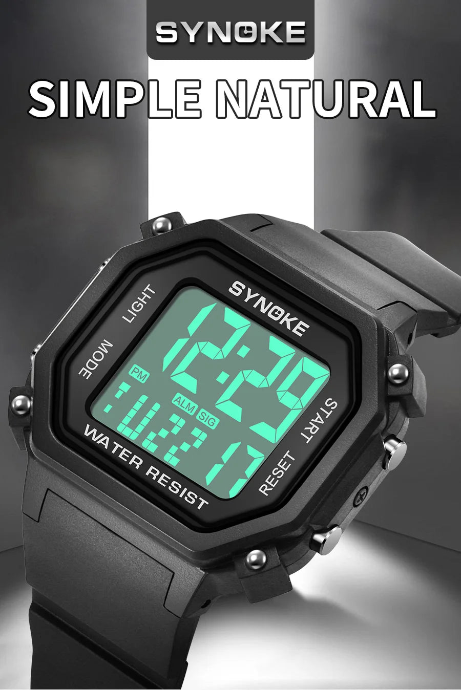 Student Digital Watches Men Sports Luminous Chronograph Waterproof Lady Electronic Military Wrist Watch Relogio Masculino
