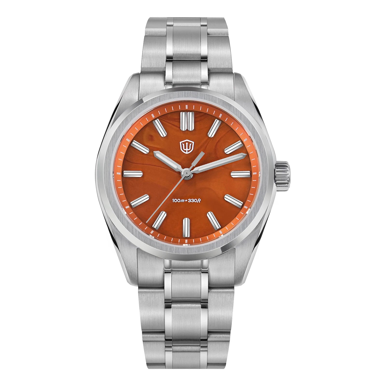 Watchdives WD0003B 36mm Quartz Men Watch VH31 Sweep Seconds Movement Stainless Steel Watches Luminous Waterproof Sapphire
