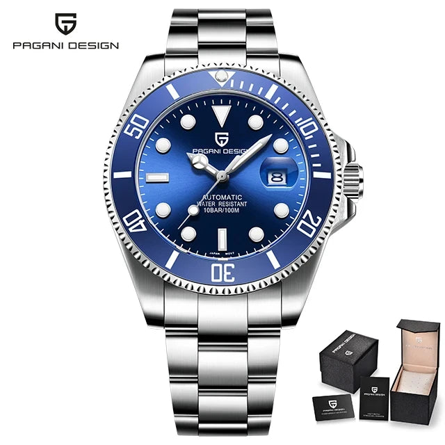 PAGANI Design Men Watches Automatic Mechanical Watch NH35 Stainless Steel 100M Sapphire Glass AR coating PD1639