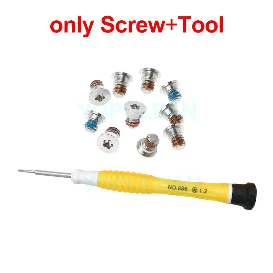 New Bottom Screw Screws + Rubber Feet + Srewdriver For Macbook Pro Retina 13" 15" A1398 A1425 A1502 2012 2013 2014 2015