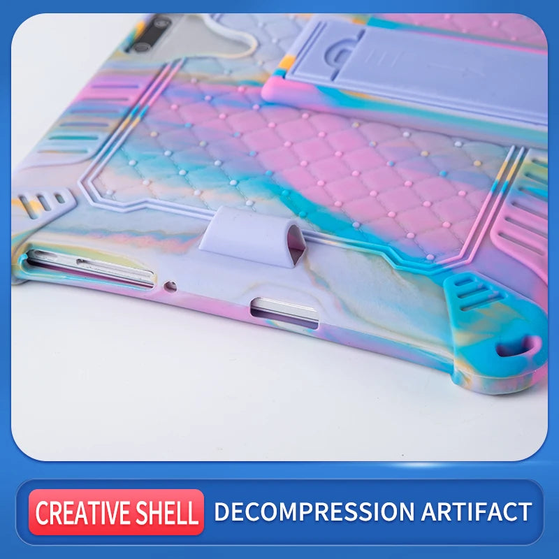 10.1 Universal Case Soft Silicone Tablet Funda for 10 10.1 inch Android Tablet PC Soft Shockproof Cover Case L 9.45 W 6.42inch