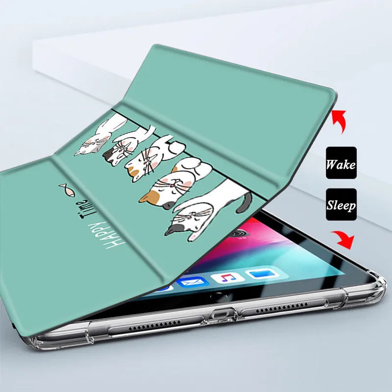For iPad 11 2021/2020/9.7 5/6th case 10.2 9th 7th/8th Marble Leather Smart Cover for iPad2 Air 1/2 Mini 1/2/3/4/5/6 pro10.5 case