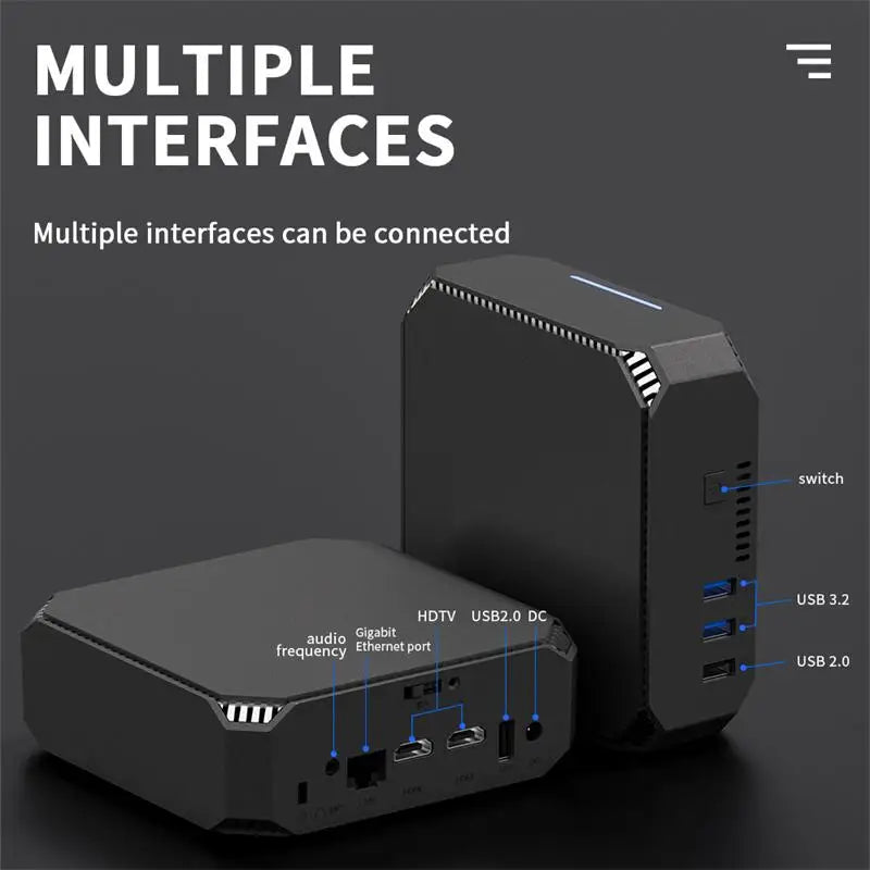 FIREBAT AK2 PLUS Mini PC Intel N150/N100 CPU Windows 11 Mini PC Gaming DDR4 16GB RAM 512GB SSD  WIFI5 BT4.2 US Warhouse Ship