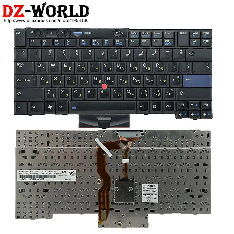 US RU UK LAS SP HB IL GK FR IC CFR IT HU BG English Keyboard for Lenovo Thinkpad T410 T420 S T510 T520 W510 W520 X220 i Laptop