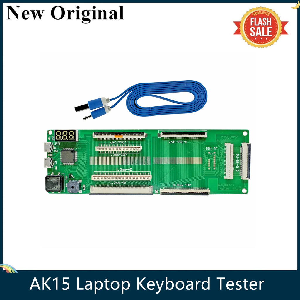 LSC New Original AK12 Laptop Keyboard Tester Testing Device Machine Tool USB Interface With Cable 100% Tested Fast Ship