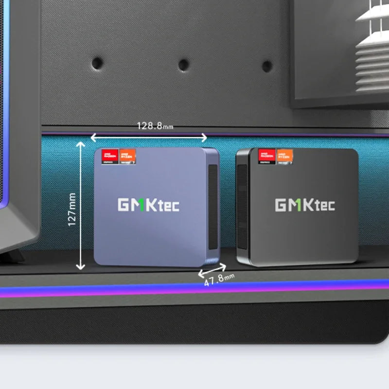 GMKtec K6 Mini PC AMD Ryzen 7 7840HS MINI PC WIFI6 BT5.2 Windows 11 Pro DDR5 NVME SSD PCIE 4.0 Desktop Office Gaming Computer