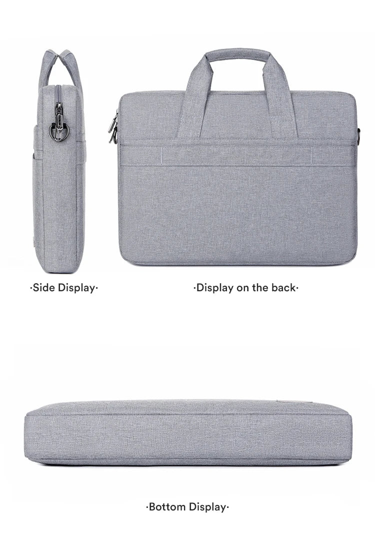 Laptop Bag Sleeve Case Shoulder HandBag Notebook Pouch Briefcases For 13.3 14 15.6 17.3 Inch Macbook Air Pro HP Huawei Asus Dell