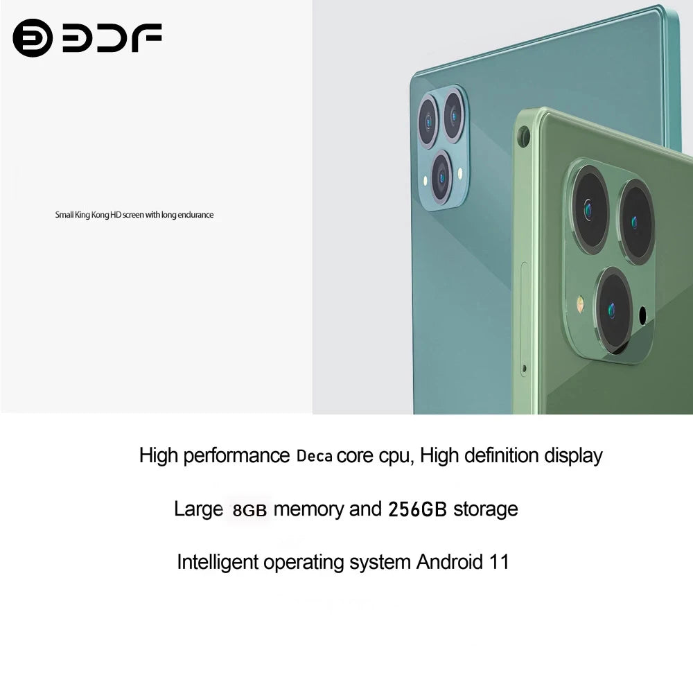 BDF P50 Tablet Pc 10.1 Inch 8GB RAM 256GB ROM Android 11 Octa Core 4G LTE Internet WiFi Global Version
