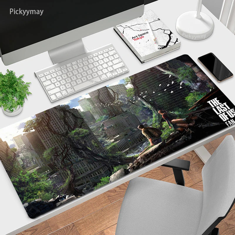 Last Of Us Large Mouse Mat Gaming Mousepad Big Gamer Mousepads Nonslip Rubber Keyboard Table Mats Desk Pad HD Mouse Pads XXL
