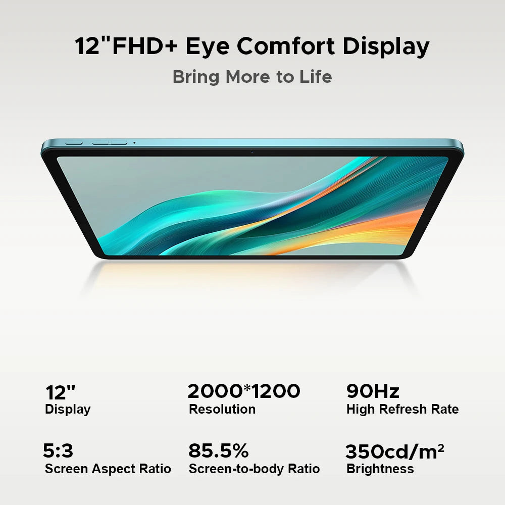 Global Version DOOGEE T36 Android Tablet 15 8 + 256GB IPS Display Unisoc T620 Octa Core 8800mAh Battery Widevine L1