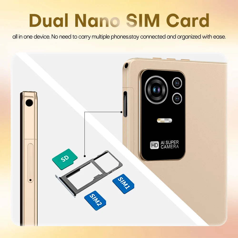 2025 Global Version Original Tablets Pad 8 Ultra Android 14 16GB+1T 8800mAh 5G Dual SIM Card WiFi GPS 13inch HD 4K Mi Tablet