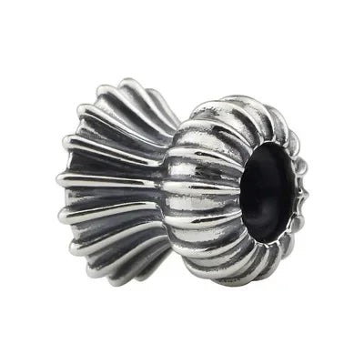 Real 925 Sterling Silver Beads Butterfly Skull Owl Conch Fish Charm Spacer Fit European Troll 3.0mm Bracelet Jewelry Original