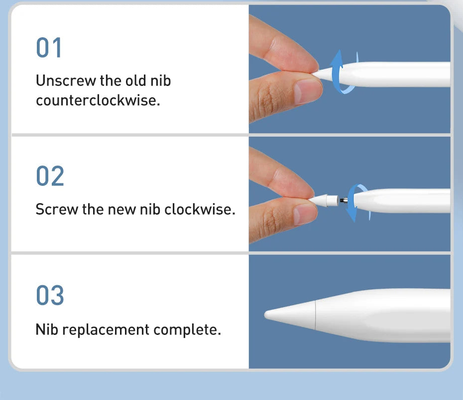 Baseus Replacement Stylus Tip Touch Screen Pen Precise No Delay Spare Nib for Universal Stylus Pen