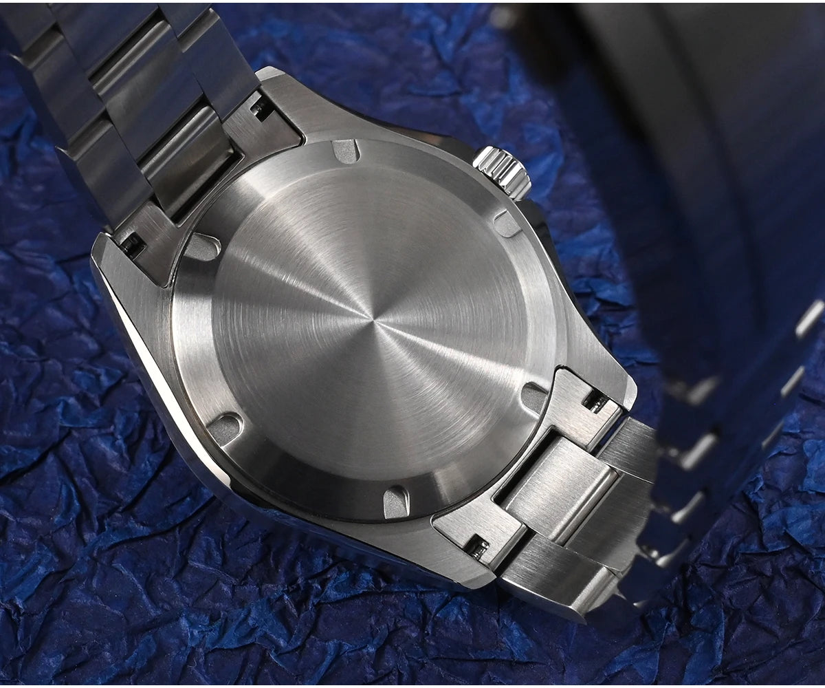 San Martin Men Automatic Watch 39mm Mechanical Wristwatch 10ATM Waterproof BGW-X1 Luminous Sapphire NH35 Oil Pressed Dial