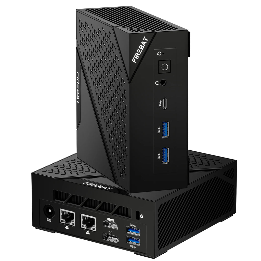 FIREBAT AM02 MINI-PC AMD Ryzen 5 6600H DDR5 16GB RAM 512GB 1TB SSD WIFI6 BT5.2 Portable Desktop MINI-PC Gaming Computer 4K@60hz
