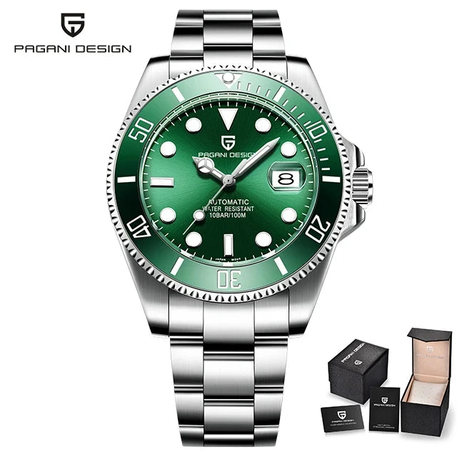 PAGANI Design Men Watches Automatic Mechanical Watch NH35 Stainless Steel 100M Sapphire Glass AR coating PD1639