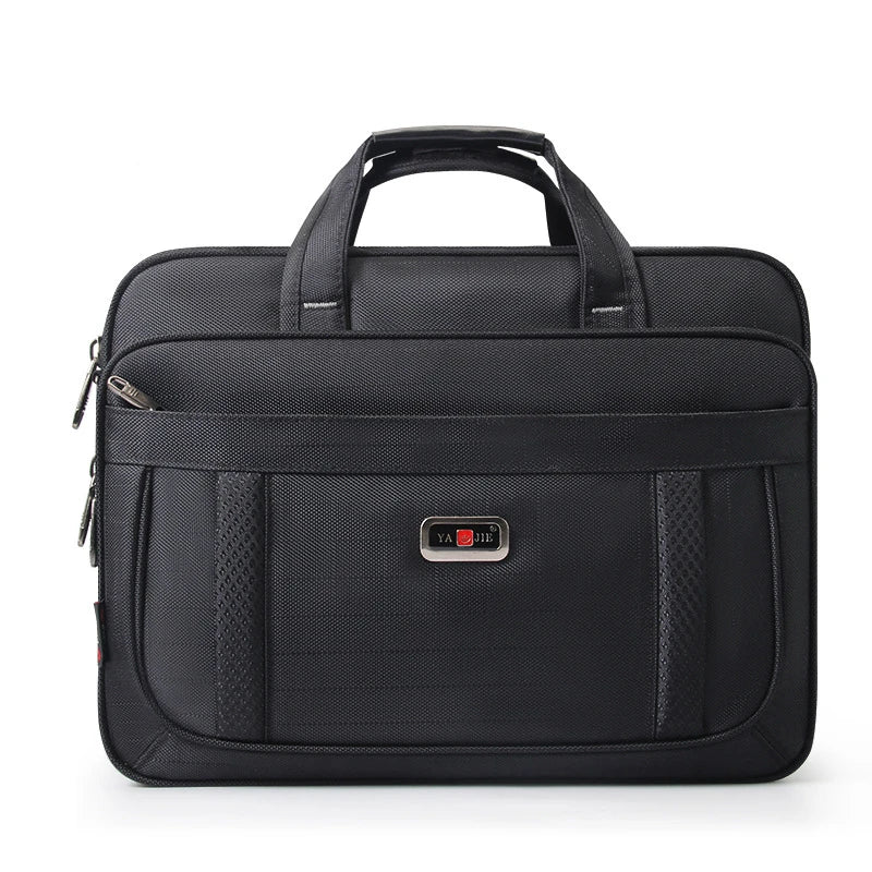 Men's Laptop Briefcase Brand Men Computer Handbags Waterproof Durable Nylon 15.6 Inch Laptops Bags Boys Shoulder Files Books Bag