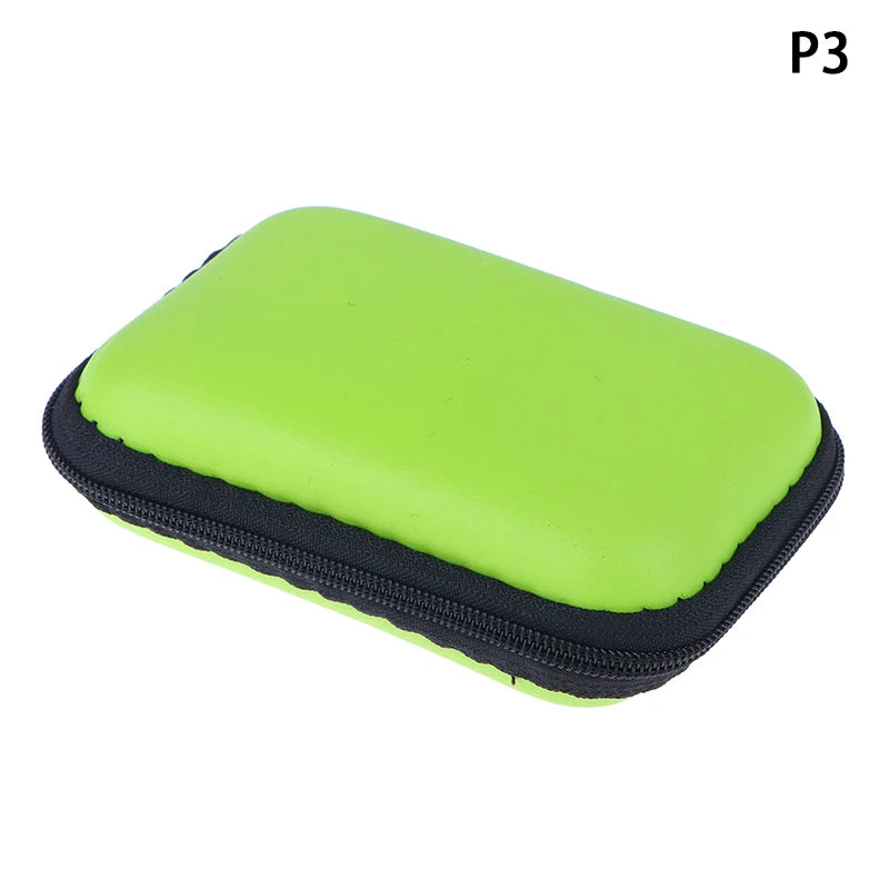 1Pc Mini Camera Case Bag Multi-functional Earphone Bag Video Waterproof Digital Portable Hard Bag EVA Storage Box Storage Bag