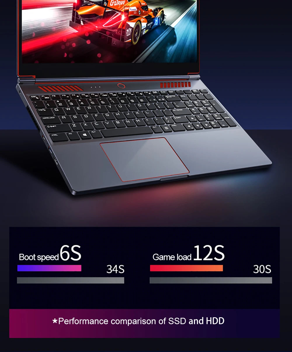 New16.1 Inch 10th Gaming Laptop Intel Core I9-10880H I I7-10880H Nvidia GTX 1650 4G Windows 10/11 Gaming Laptop Metal Ultrabook