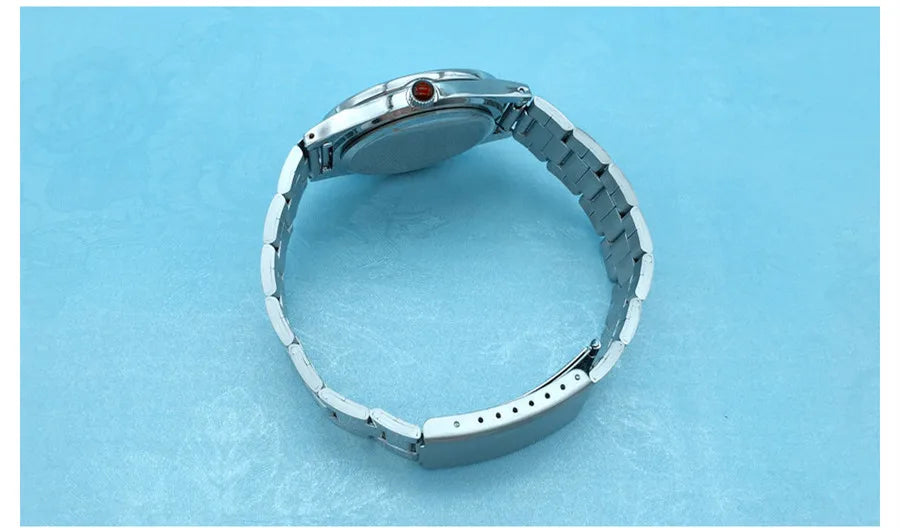 Stainless Steel Tactile Watch for Blind People or the Elderly Battery Operated