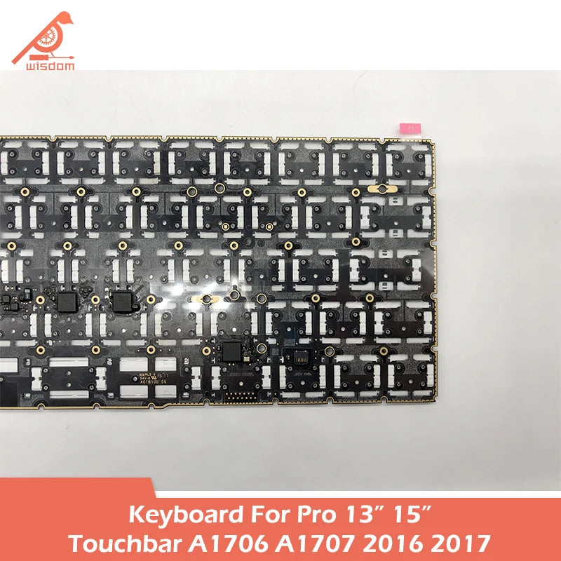 Laptop A1706 A1707 Keyboard For Macbook Pro Retina 13" 15" Touchbar A1706 A1707 Keyboard Replacement 2016 2017