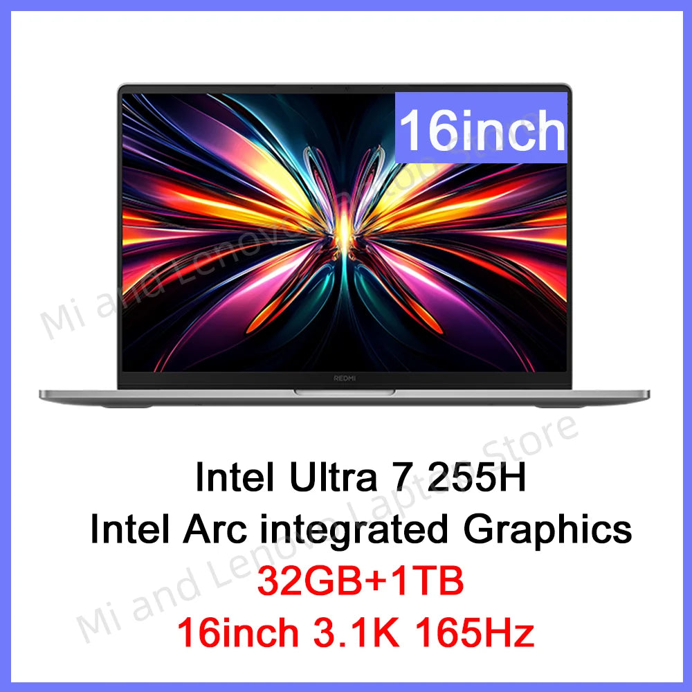 REDMI Book Pro 16 2025 Ultra7-255H 32+1TB 16inch 3.1K 165Hz Grey Screen