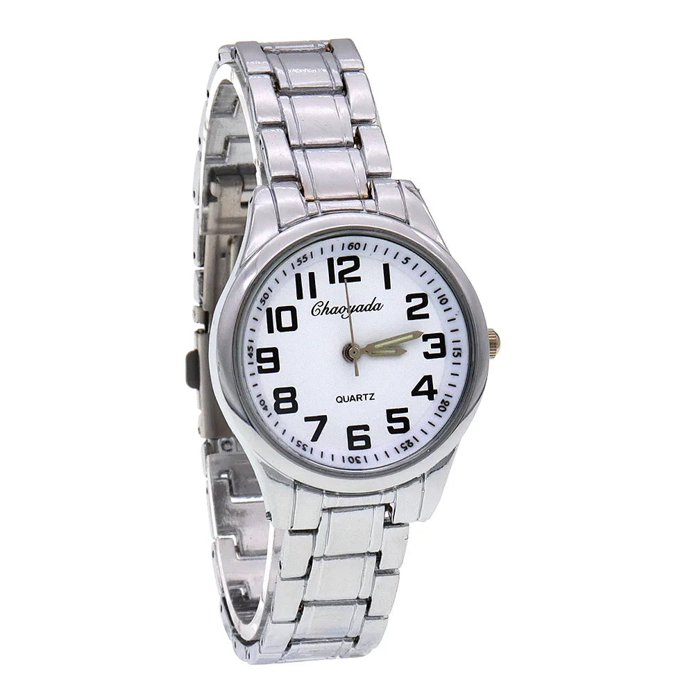 High Quality Women Men Watches Quartz Wristwatch Gold Watch Dad Mum Gifts Big Number Watch Analog Digital Watch Dropshipping
